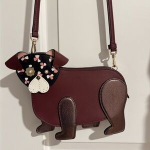 Kate Spade pug crossbody purse